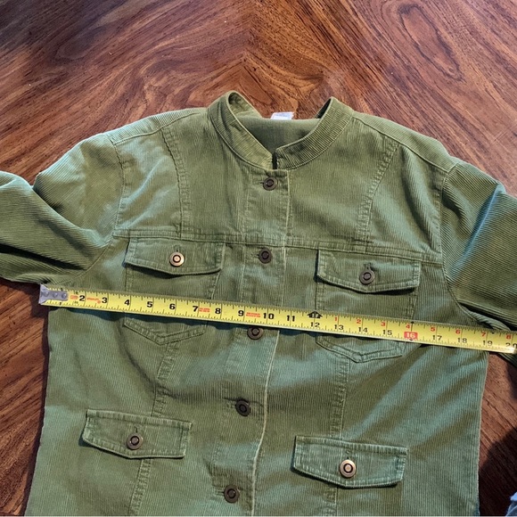 Apple green corduroy jacket Garnet Hill - Picture 11 of 13